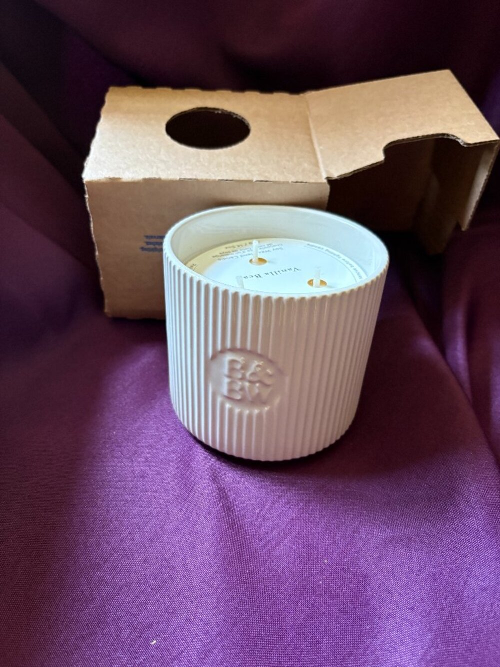 Bath & Body Works Vanilla Bean 3-Wick Soy Wax Candle 14.5 oz NIB | 2 Available